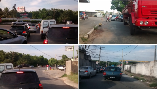 CAOS NO ICARAI: moradores desesperados com o trânsito do Bairro Icaraí para o Centro e vice-versa ICARAI - TRANSITO